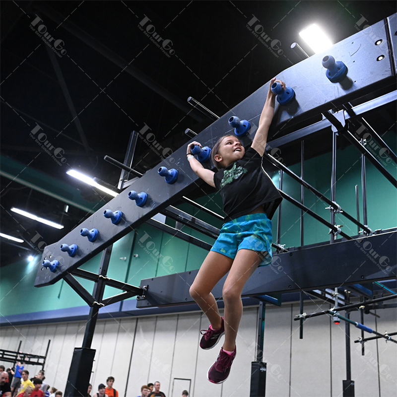 Gym ninja warrior obstacle course equipment Peg Grasper