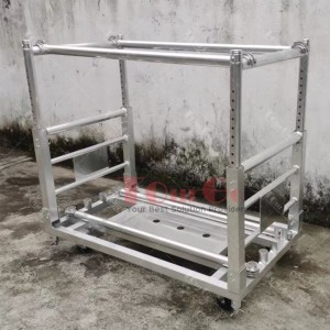 Aluminum Lightweight Foldable CP Rack Cart Trolley for Transporting and Storaging Lighting Fixtures