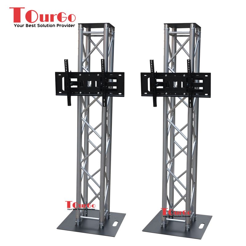 Trade Show Equipment Aluminum TV Truss Stand and Truss Totem