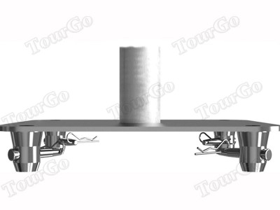 TourGo Base Plate for F34 Square Truss with Speaker Mount