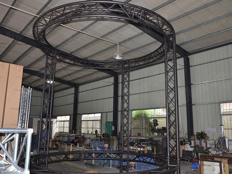 Circle Roof Truss with Four Pillars Box Truss Circular design TourGo