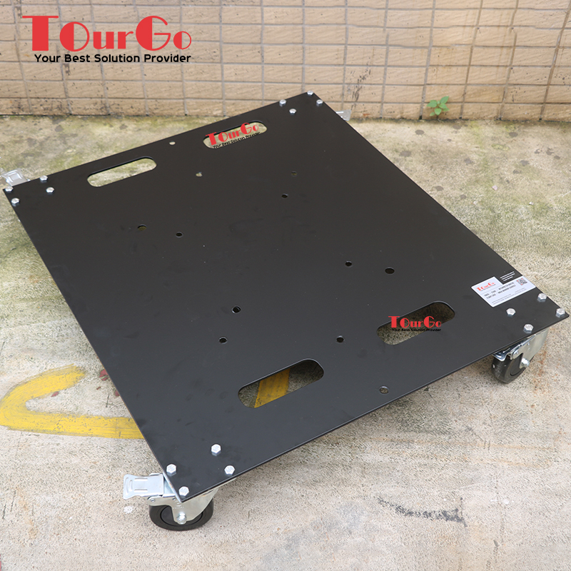 TourGo Truss Base Plate with Wheels for U Torm Modular Truss