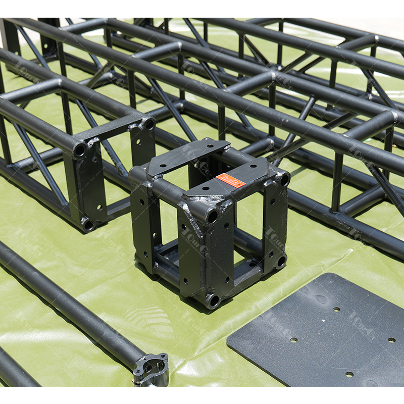 Stage Truss Box Corner Six Way Truss Connector for 12″x12″ Bolt Truss