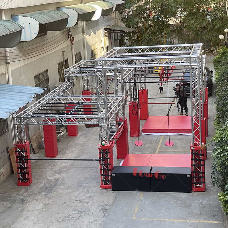 Adventure Parkour Workout Training Equipment Aluminum Alloy Truss Indoor American Ninja Warrior Obstacle Course Kids Adult
