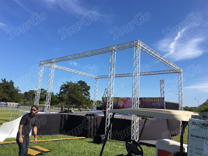 TourGo Flat Roof Stage Lighting Truss System for event