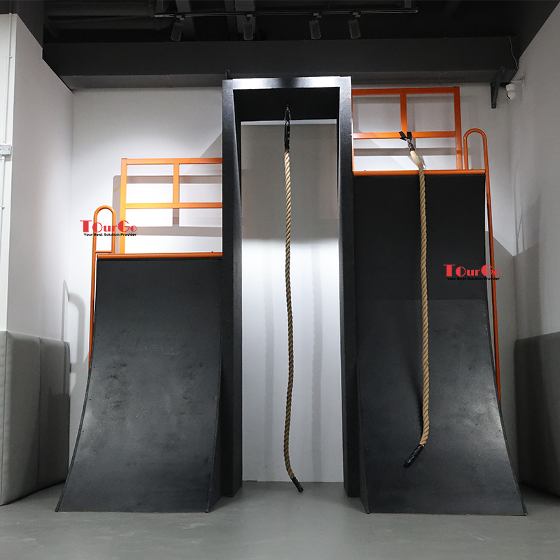Gymnastics Children Ninja Parkour Equipment Warped Wall for Kids