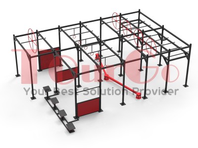 Modern Pentathlon UIPM Training Obstacles Course with 7-Obstacles