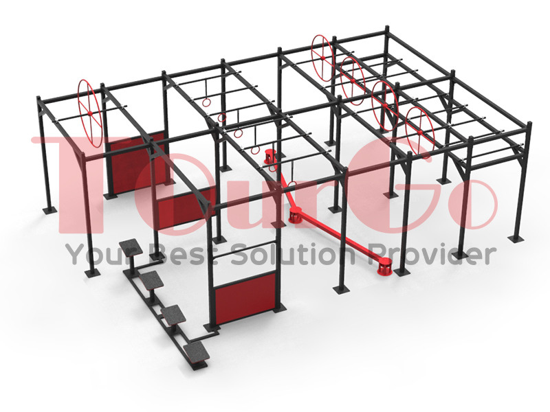 Modern Pentathlon UIPM Training Obstacles Course with 7-Obstacles