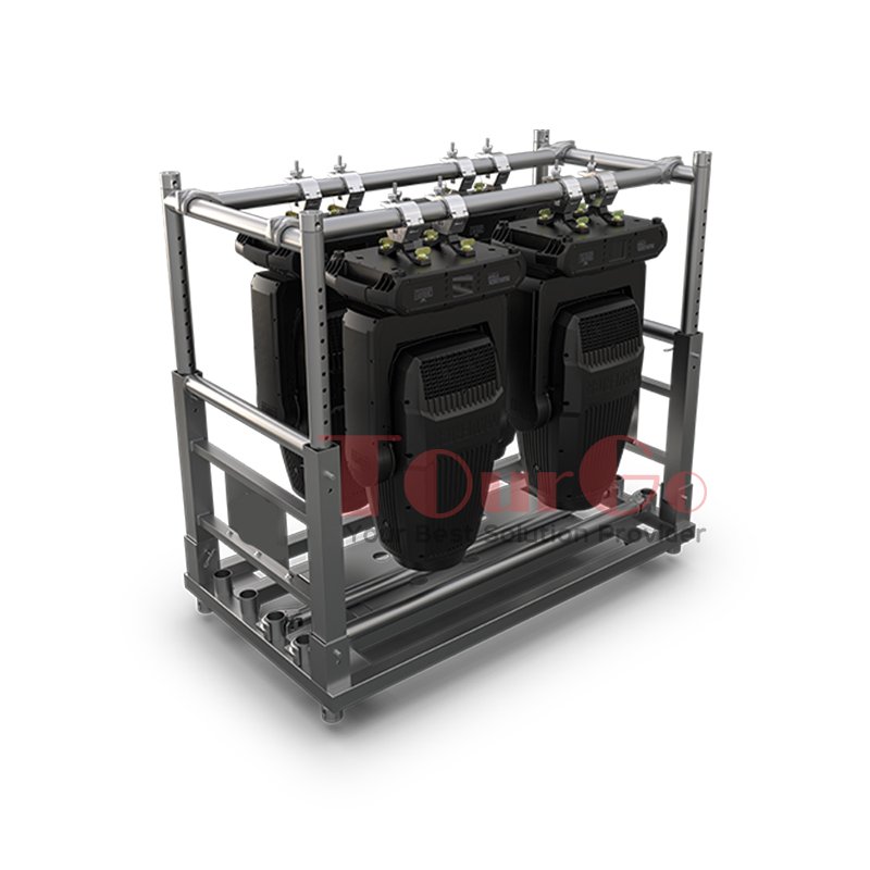 Height adjustable foldable Aluminum lightweight CP RACK Moving Light Rack Dolly trolley cart for lighting fixtures