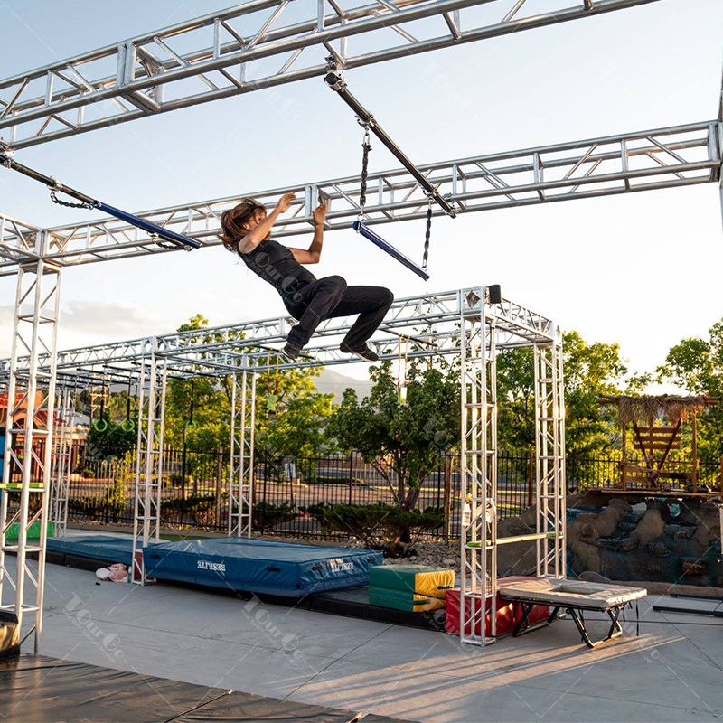 Outdoor Mobile Ninja Warrior Obstacle Course for Kids