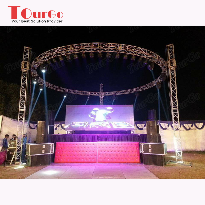 TourGo Used Aluminum Roof Truss / Concert Stage Truss / Wholesale Sound Lighting Truss