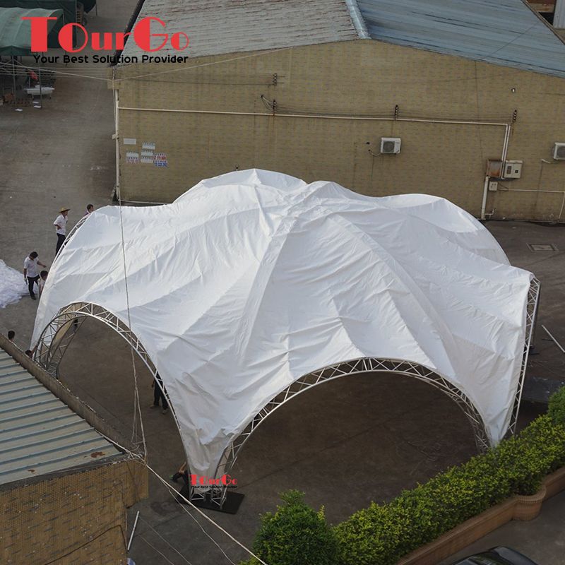 TourGo Outdoor Aluminum Stage Truss with Semi Circle Roof