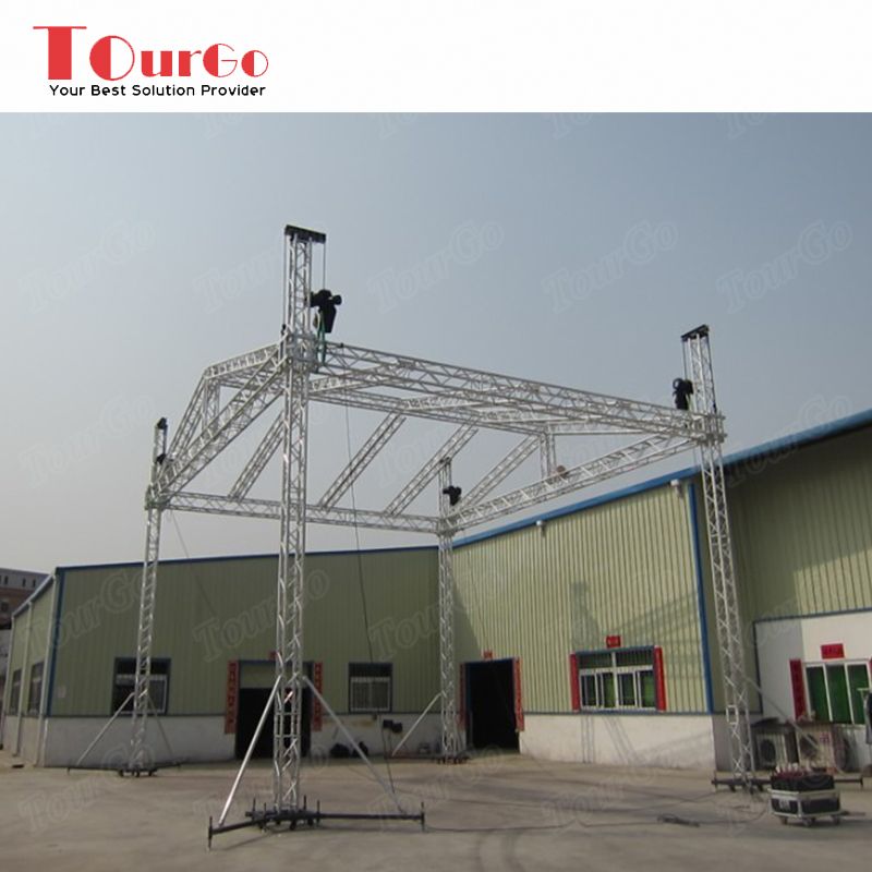 TourGo Aluminum Roof Truss System for Stage Lighting Concert