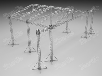 Tourgo Portable Stage Equipment DJ Truss System