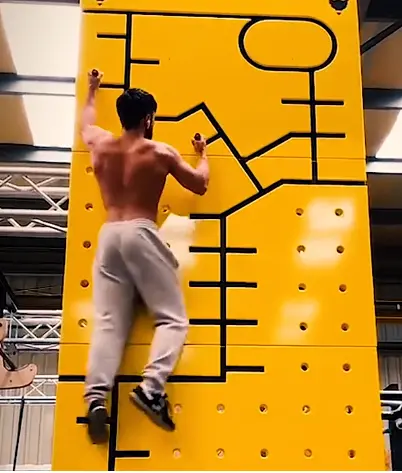 Peg Maze Wall Indoor Playground Gym Climbing Training Equipment Ninja Warrior Obstacle Course for Athlete