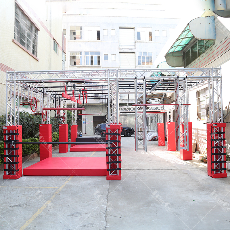 Custom Obstacle Course Manufacturer Indoor Outdoor Playground American Ninja Warrior Obstacle Supplier