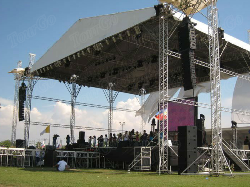 TourGo Outdoor Concert Lighting Aluminum Stage Truss