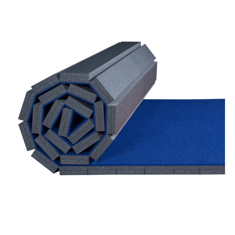 Hot Sale Flexible Roll Out Fitness Mat Carpet Bonded Foam Cheerleading Flooring Gymnastics Mats
