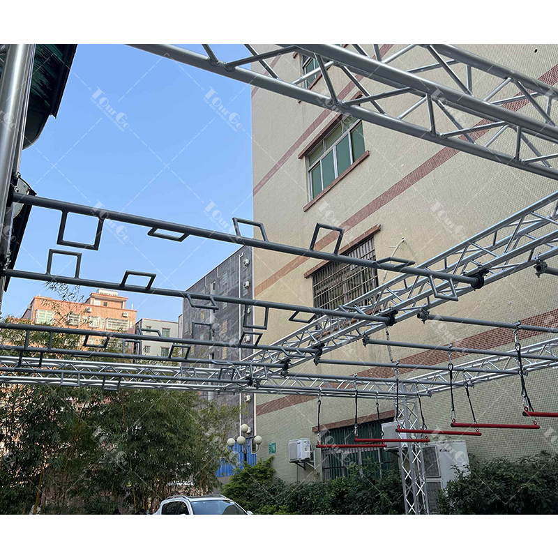 Aluminum Truss Structure Ninja Obstacles Course Twister Spartan Race Obstacles