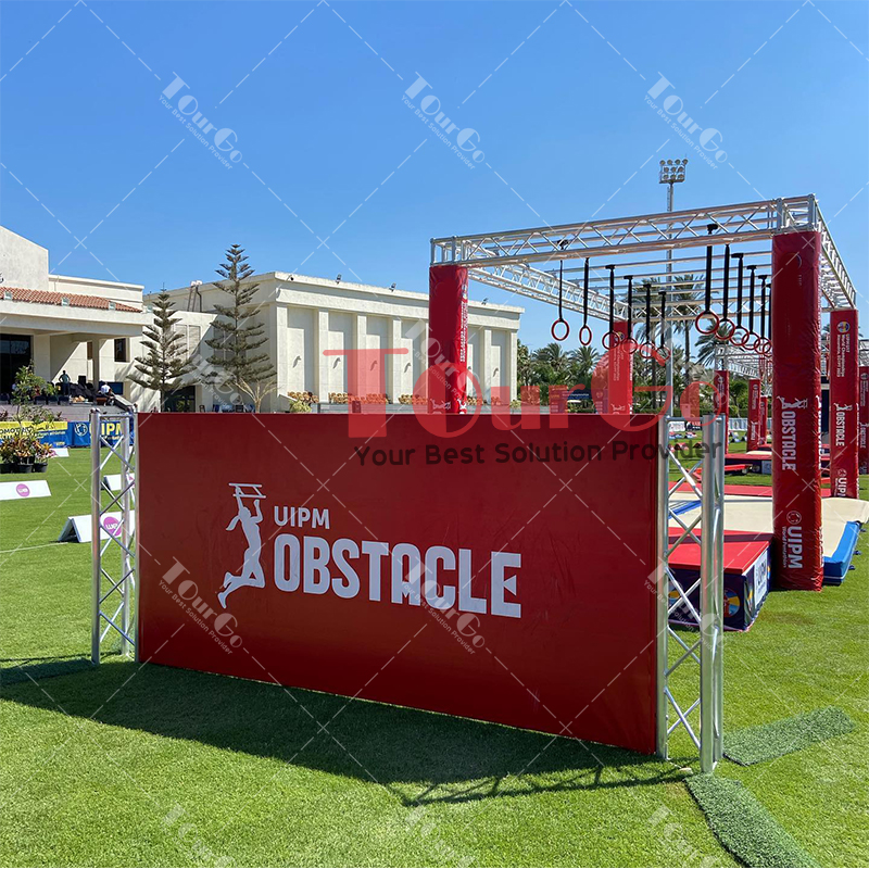 Portable Mobile Outdoor Ninja Obstacle Challenge American Ninja Warrior Spartan Race Course for Kids and Adults
