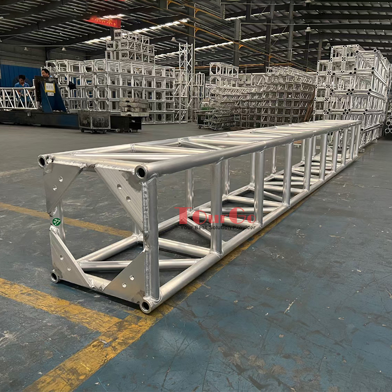 Top quality 12inch 300mm aluminum frame truss structure concert event lighting aluminum spigot bolt truss