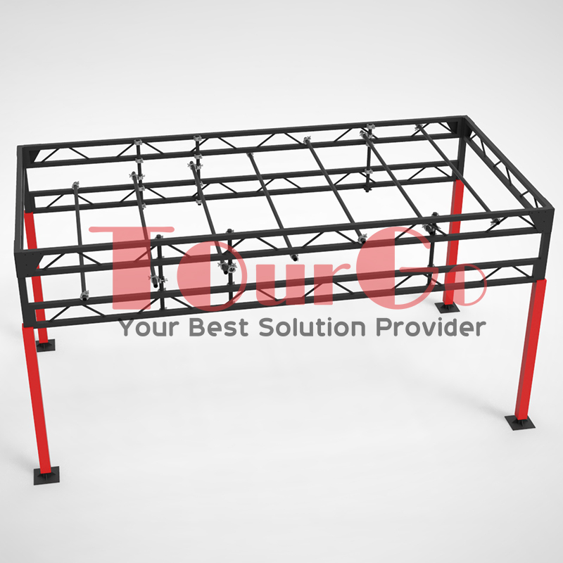 Steel Frame Modern Pentathlon OCR Obstacle Course New Design UIPM Obstacle Ascension Bars for Ninja Warrior Obstacle Course